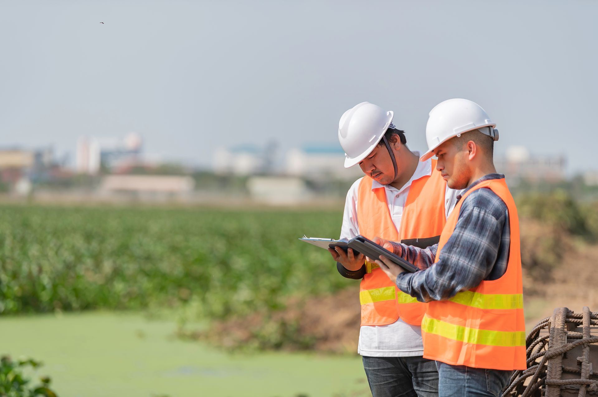 environmental consultants conduct a thorough site assessments to determine any risks and liabilities